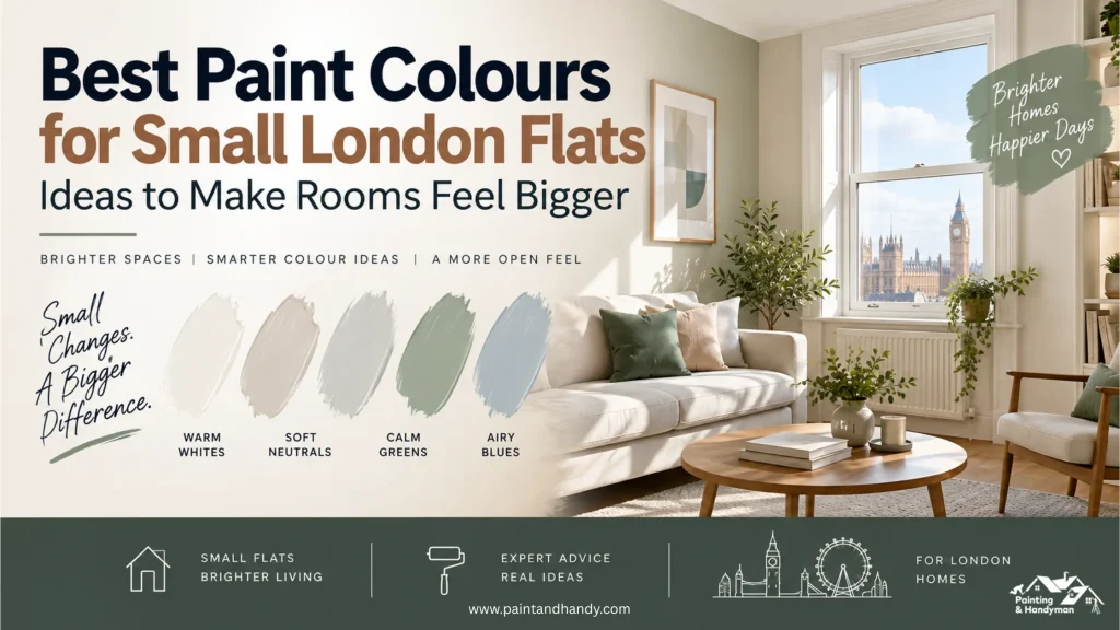 Best paint colours for small London flats to create a brighter and more spacious feel