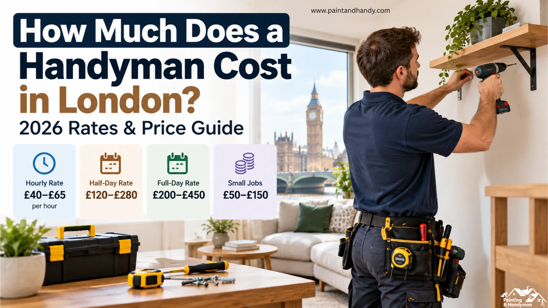 How much does a handyman cost in London in 2026